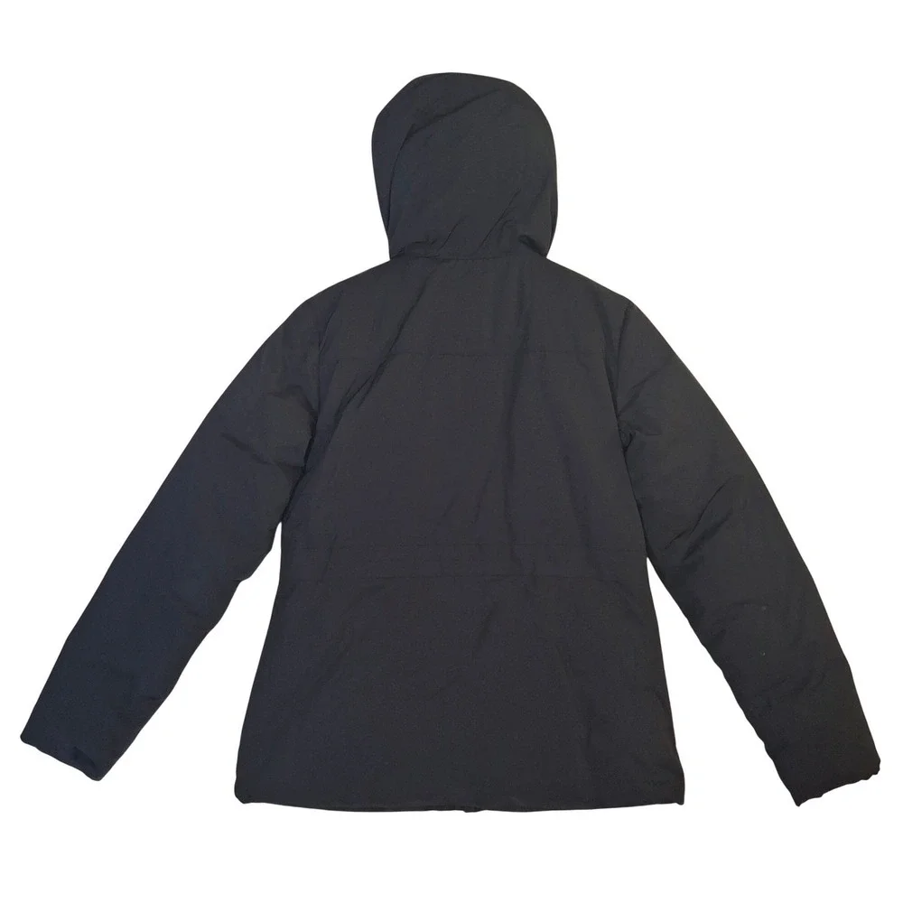 Theory Down Puffer Jacket Women's Small Hooded Parka Coat